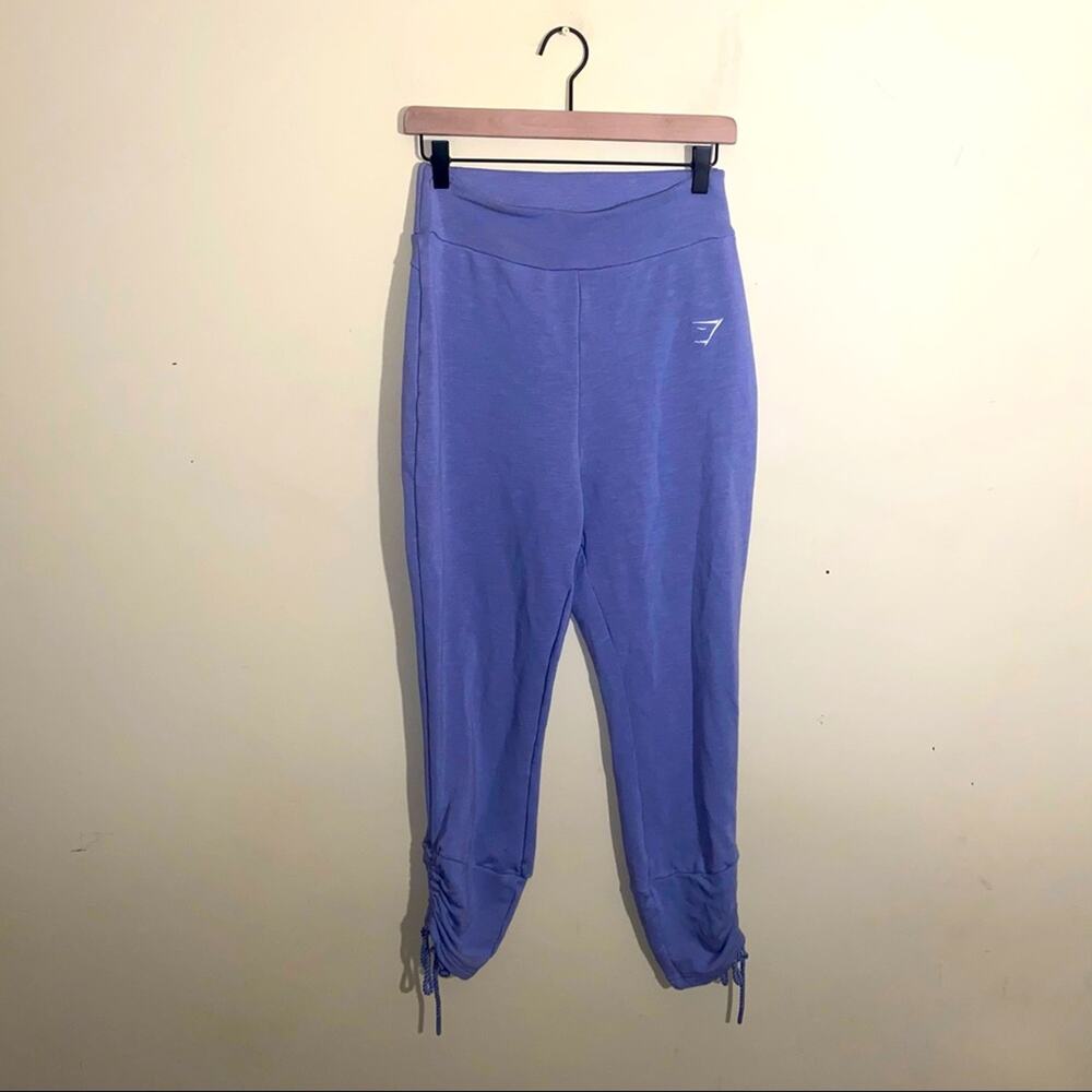 GYMSHARK rouched leg joggers size M